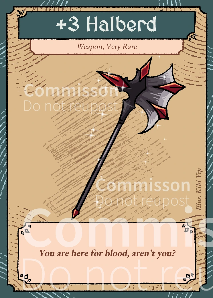 Halberd +3